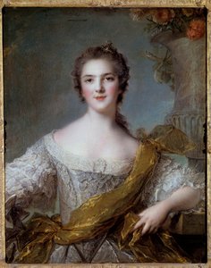 Portret van Madame Victoire de France, dochter van Lodewijk XV door Jean Marc Nattier