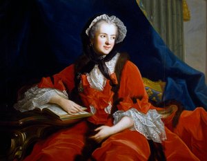 Portret van Maria Leczinska of Leszczynska door Jean Marc Nattier