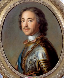 Portret van Peter I de Grote, tsaar van Rusland
