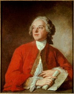 Portret van Pierre Augustin Caron de Beaumarchais (1732 - 1799) door Jean Marc Nattier