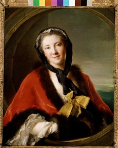 Portret van de Gravin Ticino, vrouw van de ambassadeur van Zweden in Parijs door Jean Marc Nattier