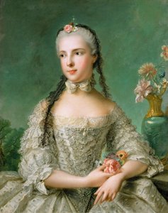 Rococo: Portret van prinses Isabella van Parma (1741-1763), aartshertogin van Oostenrijk door Nattier, Jean-Marc (1685-1766)