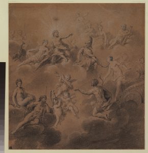 Venus presenteert Aeneas aan de goden