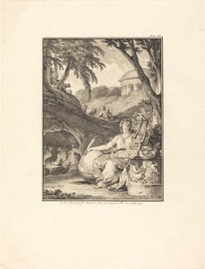 Frontispice: Dictionnaire de musique door Jean Michel Moreau