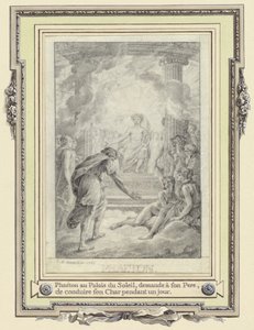 Phaeton in het Paleis van de Zon ... door Jean Michel Moreau