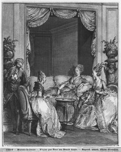 Wees niet bang mijn goede vriend, gegraveerd door Isidore Stanislas Helman, 1776 door Jean Michel the Younger Moreau
