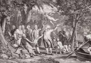 Mirabeau (Honore Gabriel Riqueti, Graaf van Mirabeau) door Jean Michel the Younger Moreau