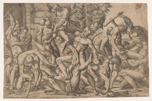 Gevecht van Naakte Mannen, 1535-55