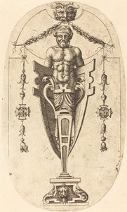 Man in een nis door Jean Mignon