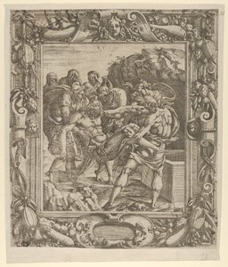 De graflegging, 1535-55 door Jean Mignon