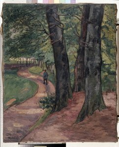 De rand van het bos van Eu door Jean Misceslas Peske