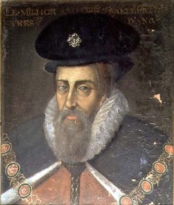 Portret van Robert Cecil (c.1563-1612) 1e graaf van Salisbury en 1e burggraaf Cranborne door Jean Monier or Mosnier