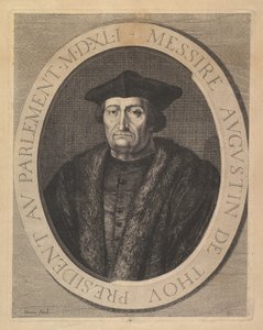 Augustin de Thou, president van het Parlement