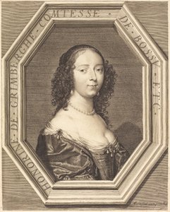 Honorine Grimberge, gravin van Bossu door Jean Morin