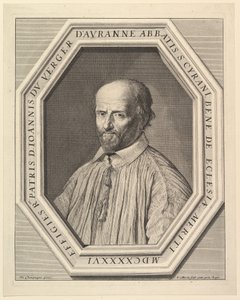 Jean Duvergier de Hauranne, abt van Saint-Cyran door Jean Morin