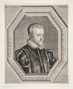 Filips II van Spanje door Jean Morin