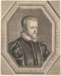 Filips II, koning van Spanje door Jean Morin