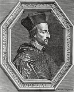 Portret van Corneille Janssens (Cornelius Jansen) door Jean Morin