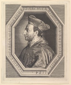 Sint Charles Borromee, kardinaal en aartsbisschop van Milaan door Jean Morin