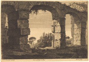 Ruïnes van een aquaduct