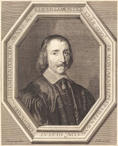 Francois de Villemontee door Jean Morin after Philippe de Champaigne