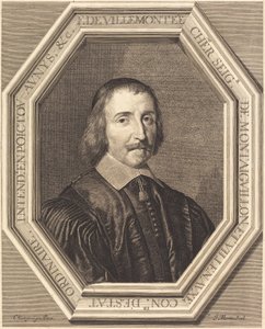 Francois de Villemontee door Jean Morin after Philippe de Champaigne