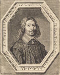 Michel le Tellier door Jean Morin after Philippe de Champaigne