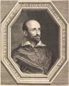 Kardinaal Guido Bentivoglio door Jean Morin, after Sir Anthony van Dyck