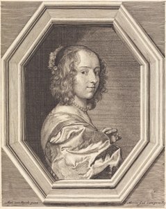 Marguerite Lemon door Jean Morin after Sir Anthony van Dyck