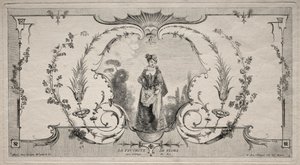 De Favoriet van Flora, Arabesk door Jean Moyreau