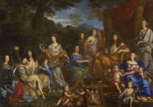 Lodewijk XIV en de koninklijke familie