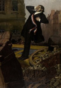 Dood van afgevaardigde Alphonse Baudin op 3 december 1851, 1902 door Jean Paul Laurens