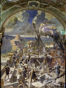 Fresco door Jean Paul Laurens