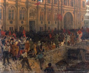 Proclamatie van de Republiek op 24 februari 1848, ca. 1902 door Jean Paul Laurens