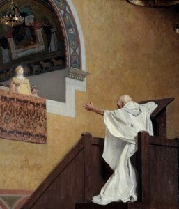 Sint Johannes Chrysostomus en de keizerin Eudoxia (detail)