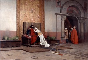 De Excommunicatie van Robert de Vrome door Jean Paul Laurens