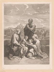 Heilige Familie met Elisabet en Johannes de Doper