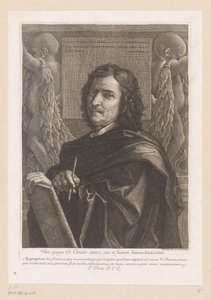 Portret van Nicolas Poussin