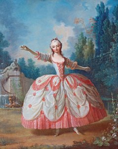 Portret van Barbara Campanini, bekend als La Barbarina door Jean Philippe de La Roche