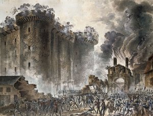 De Bestorming van de Bastille op 14 juli 1789, ca. 1789