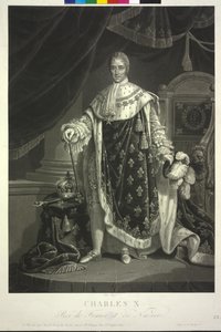 Koning van Frankrijk Charles X.