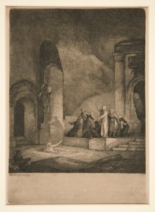 Opwekking van Lazarus door Jean Pierre Norblin