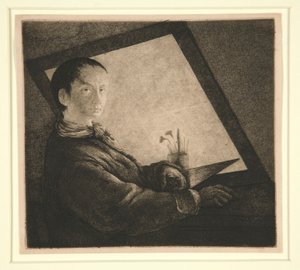Zelfportret door Jean Pierre Norblin