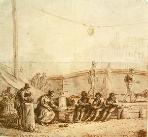 De Koffieverkoper op de Pont-Neuf, 1819