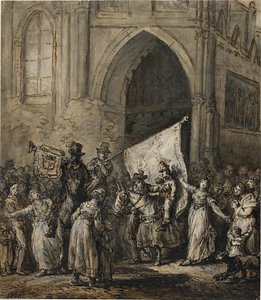 Scène van de Revolutie