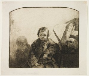 De kleine filosoof door Jean Pierre Norblin de La Gourdaine