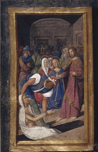 De opstanding van Lazarus uit Lettres bâtardes
