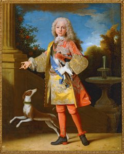 Ferdinand VI van Spanje als kind ... (schilderij op doek) door Jean Ranc