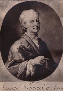 Sir Isaac Newton, Engelse wiskundige en natuurkundige, begin 18e eeuw
