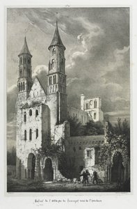 Ruïnes van de Abdij van Jumièges door Jean Truchot